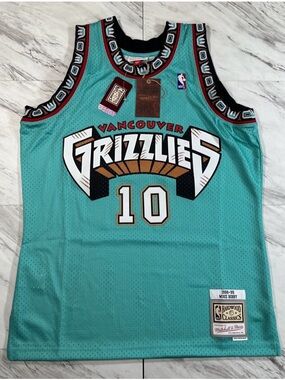 Mitchell & Ness Teal Vancouver Grizzlies Swingman Jersey *Rare*